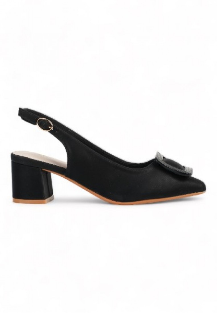 SHOEPOINT Slingback Pointed Toe Heels 06205 Black